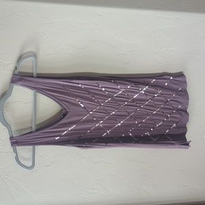 Purple Sequin Tank Top Size S